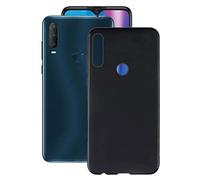 KJYF Coque pour Alcatel 1S 2020 (6.22"), Etui Housse de Protection Case Cover Bumper Noir TPU Ultra Mince Silicone Souple pour Alcatel 1S 2020 - Noir