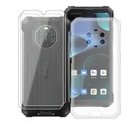 KJYF Coque pour Blackview BL8800 5G avec 2 Pièces Protection d'écran en Verre Trempé, Housse Etui Antichoc en Silicone Souple Ultra Fine pour Blackview BL8800 5G (6,58") - Transparent