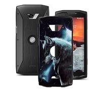 KJYF Coque pour Crosscall Core X4 (5.45"), Etui de Protection Cover Bumper Noir Case TPU Ultra Mince Silicone Souple Housse pour Crosscall Core X4 - WMA16