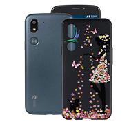 KJYF Coque pour Doro 8050 (5.45"), Etui de Protection Cover Bumper Noir Case TPU Ultra Mince Silicone Souple Housse pour Doro 8050 - Fille