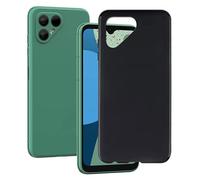 KJYF Coque pour Fairphone 4 (6.3"), Noir Silicone Etui Housse Ultra Mince Souple Cover Bumper Antichoc AntiRayure Mat Protection Téléphone pour Fairphone 4 - Simple