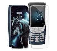 KJYF Coque pour Nokia 8210 4G (2.8"), Ultra Transparent Étui de Protection en Silicone Antichoc, Mince Souple TPU Shock-Absorption Anti-Rayures Bumper Housse pour Nokia 8210 4G - [2 Pièces]