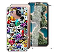 KJYF Coque pour Nokia X20, 1 Pack Verre trempé Protecteur écran, Transparente Silicone Souple TPU Etui, Antichoc Cover en Protection Case pour Nokia X20 (6.67") - XS40