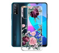 KJYF Coque pour Vivo Y11s, Etui de Protection Antichoc en TPU Souple, Anti-Rayures Silicone Case Cover, Housse de Téléphone Protection pour Vivo Y11s (6.51") - YQ12