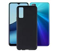 KJYF Coque pour Vivo Y20s (6.51"), Noir Cover Housse Antichoc Ultra Mince Mat Anti-Rayures Silicone Souple TPU Etui, pour Vivo Y20s Case - Noir