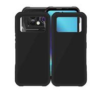 KJYF pour Doogee V20 Pro Coque Protection, Noir Souple Silicone Ultra Mince TPU Cover Case, Antichoc Anti-Rayures Bumper Housse Etui pour Doogee V20 Pro (6.43") - [2 Pièces]