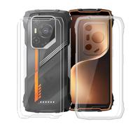 KJYFOANI Coque + 2 Pièces Verre Trempé Protection écran pour Blackview Oscal Pilot 3 (6.78") Transparente Ultra Mince Souple Silicone TPU Case Antichoc Etui Housse - Transparent