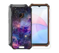 KJYFOANI Coque pour Blackview BV6200 Plus (6.56") Noir Housse et 1 Pièces Verre trempé écran Film Protecteur, Ultra Fine Anti-Rayures Souple Silicone TPU Étui pour Blackview BV6200 Plus - WMA511