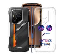 KJYFOANI Coque pour Blackview Oscal Pilot 3 (6.78") Case Transparent Housse Antichoc Flexible Silicone TPU Cover Ultra Mince Anti-Rayures Étui de Protection -Ne me Touche