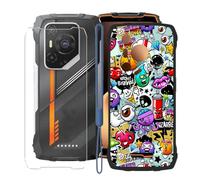 KJYFOANI Coque pour Blackview Oscal Pilot 3 (6.78") Housse Noir et 1 Pièces Verre trempé écran Film Protecteur, Ultra Fine Anti-Rayures Case Souple Silicone TPU Étui -Ensemble