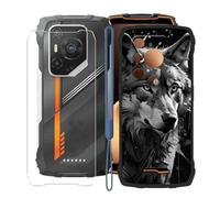 KJYFOANI Coque pour Blackview Oscal Pilot 3 (6.78") Housse Noir et 1 Pièces Verre trempé écran Film Protecteur, Ultra Fine Anti-Rayures Case Souple Silicone TPU Étui -W11