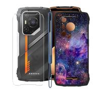 KJYFOANI Coque pour Blackview Oscal Pilot 3 (6.78") Housse Noir et 1 Pièces Verre trempé écran Film Protecteur, Ultra Fine Anti-Rayures Case Souple Silicone TPU Étui -WMA511