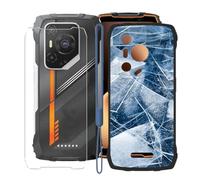 KJYFOANI Coque pour Blackview Oscal Pilot 3 (6.78") Housse Noir et 1 Pièces Verre trempé écran Film Protecteur, Ultra Fine Anti-Rayures Case Souple Silicone TPU Étui -Un Nouveau départ