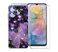 KJYFOANI Coque pour Blackview Wave 8C, Transparent Anti-Rayures Flexible Silicone TPU Cover, Mince Souple Antichoc Étui de Protection Housse pour Blackview Wave 8C (6.56") - [2 Pièces]