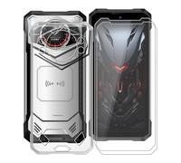 KJYFOANI Coque pour Doogee S200 (6.72") + 2 Pièce Verre trempé Protecteur écran, Transparente Souple Silicone Bumper Housse - Antichoc Etui pour Doogee S200 - Limpide