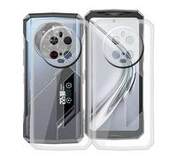 KJYFOANI Coque pour Doogee V40 Pro (6.78"), Ultra Fin Souple Silicone TPU Cover Case, Anti-Rayures Protection Housse - Anti-Chute Bumper Etui pour Doogee V40 Pro - [2 Pièces]