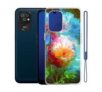 KJYFOANI Coque pour Doro 8200 Plus (6.10"), Ultra Fin Souple Silicone TPU Cover Case, Anti-Rayures Protection Housse - Anti-Chute Bumper Etui pour Doro 8200 Plus - Pivoine