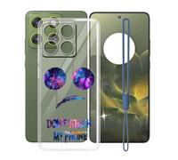 KJYFOANI Coque pour Motorola Edge 70 (6.70") Case Transparent Housse Antichoc Flexible Silicone TPU Cover Ultra Mince Anti-Rayures Étui de Protection -Ne me Touche