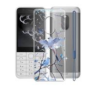 KJYFOANI Coque pour Nokia 230 4G 2024 (2.80"), Mince-Souple Anti-Rayures Protection Housse, Transparent Silicone TPU Cover Case, Téléphone Etui pour Nokia 230 4G 2024 - Oiseau Libre