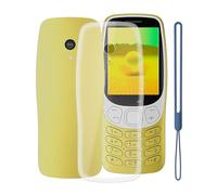 KJYFOANI Coque pour Nokia 3210 2024 (2.40"), Mince-Souple Anti-Rayures Protection Housse, Transparent Silicone TPU Cover Case, Téléphone Etui pour Nokia 3210 2024 - Limpide