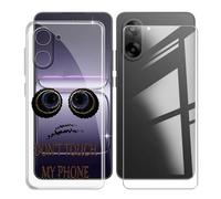 KJYFOANI Coque pour OnePlus Nord CE5 (6.77") + 1 Pièce Verre trempé Protecteur écran, Transparente Caes Souple Silicone Bumper Housse - Antichoc Etui pour - Don't Touch