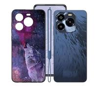 KJYFOANI Coque pour Oukitel C65 Pro (6.70"), Noir Housse Ultra Mince Souple Silicone TPU Bumper Protection Case, Antichoc Anti-Rayures Etui pour Oukitel C65 Pro -De liberté,
