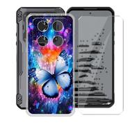 KJYFOANI Coque pour Oukitel WP60 5G (7.20") + 1 Pièce Verre trempé Protecteur écran, Transparente Caes Souple Silicone Bumper Housse - Antichoc Etui pour - Liberté 1