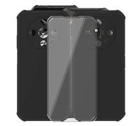 KJYFOANI Coque pour Ulefone Armor X16 Pro (6.56"), Noir Étui de Protection avec 2 Pièces Verre trempé écran Film Protecteur, Souple Silicone Antichoc Housse pour Ulefone Armor X16 Pro- [2 Pièces]