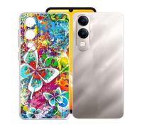 KJYFOANI Coque pour Vivo Y19s 5G (6.74") Housse Transparente Souple Silicone TPU Bumper Case, Anti-Rayures Anti-Chute Protection Etui pour - Liberté de Couleur