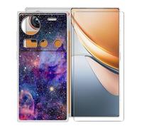 KJYFOANI Coque pour ZTE Nubia Z70S Ultra (6.85") + 1 Pièce Verre trempé Protecteur écran, Transparente Caes Souple Silicone Bumper Housse - Antichoc Etui pour - XT89