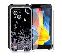 KJYFOANI Coque + Verre trempé Protection écran pour Oukitel WP32 Pro, Transparente Silicone TPU Protection Housse, Mince Souple Antichoc Case pour Oukitel WP32 Pro (5.93") - XV34