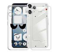 KJYFOANI Hülle für Nothing Phone 3a Lite (6.77"),1 Stück Gehärtetem Glas Schutzfolie, Transparent Weiche Silikon TPU Schutzhülle Kratzfest Handyhülle für - Berühre Mich Nicht