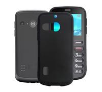 KJYFOANI pour Doro 1880 4G Coque, Noir Souple Silicone Ultra Mince TPU Cover Protection Case, Antichoc Anti-Rayures Bumper Housse Etui pour Doro 1880 4G (2.40") - Simple