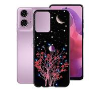 KJYFOANI pour Motorola Moto G24 Power Coque, Noir Souple Silicone Ultra Mince TPU Cover Protection Case, Antichoc Anti-Rayures Housse Etui pour Motorola Moto G24 Power (6.56") - Miracle