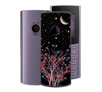 KJYFOANI pour Nokia 110 4G 2023 Coque Protection, Noir Souple Silicone Ultra Mince TPU Cover Case, Antichoc Anti-Rayures Bumper Housse Etui pour Nokia 110 4G 2023 (1.8") - Miracle