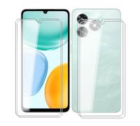 KJYFOANI Verre Trempé pour Honor X5c Plus (6.74") [4 Pièces] Verre Trempé Protecteur D'écran [sans Bulles][Dureté 9H][Anti-Rayures].