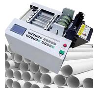 KJZQXYX Coupe-câble électrique de 250 W, machine de découpe automatique de tubes thermorétractables, largeur de coupe de 1 à 100 mm, pour manchon en caoutchouc/plastique