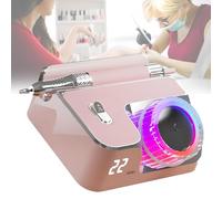 KJZQXYX Fraise à ongles électrique, machine à ongles rechargeable, fraise pour manucure et pédicure, polisseuse à ongles en gel acrylique, pour salon et maison (A)