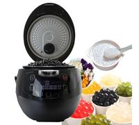 KJZQXYX Machine à faire des perles, pot intelligent commercial pour cuisiner des perles, cuiseur de Tapioca, avec panneau tactile, pour Boba, pudding (900W)