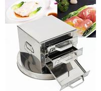 KJZQXYX Machine à rouleaux de riz à 3 couches, cuiseur vapeur en acier inoxydable, pour la production commerciale de nouilles de riz et de vermicelles, pour le commerce et la maison