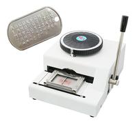 KJZQXYX Machine de gaufrage de codage pour plaques signalétiques pour chiens, Imprimante d'étiquettes de paramètres d'équipement d'étiquetage en aluminium pour acier inoxydable