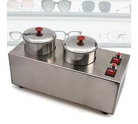 KJZQXYX Machine de teinture de lentilles optiques, équipement de teinture en acier inoxydable à 2 tasses, pour le traitement des lunettes