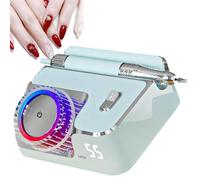 KJZQXYX Perceuse à ongles professionnelle, lime électrique portable pour ongles, machine à polir les ongles, outil de polissage/enlever les ongles, pour le studio de nail art (E)