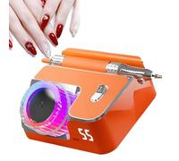 KJZQXYX Perceuse à ongles professionnelle, lime électrique portable pour ongles, machine à polir les ongles, outil de polissage/enlever les ongles, pour le studio de nail art (B)