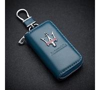 Kjzyq Porte Clef pour Mase-rati Quattroporte VI 2016, Trousseau Portable de Voiture Accessoires de Bague de clé de tag de clés Voitures et Cadeaux,Taille Unique-D