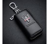 Kjzyq Porte Clef pour Mase-rati Quattroporte VI 2016, Trousseau Portable de Voiture Accessoires de Bague de clé de tag de clés Voitures et Cadeaux,Taille Unique-A