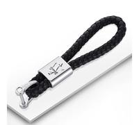 Kjzyq Porte Clef pour Maserati Ghibli III 2017, Trousseau Portable de Voiture Accessoires de Bague de clé de tag de clés Voitures et Cadeaux,Taille Unique-A