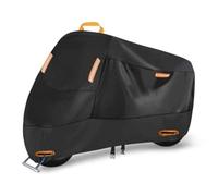 Kjzyq Protection Moto 4 Saisons pour Mash Black Seven 125, Bâche Extérieure Résistante aux Déchirures avec Trous de Serrure et Bandes Réfléchissantes,Normal-A
