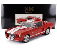 KK 1/12 FORD MUSTANG SHELBY GT500 ELEANOR 1967 ROUGE MODÈLE STATIQUE DIECAST