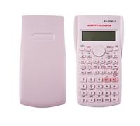 KK-82MS-D Calculatrice Scientifique Portable avec 240 Fonctions Affichage à Deux Lignes pour Fournitures de Rentrée Scolaire,Étudiants,Enseignants,Affaires,Bureau,Maison(Rose)